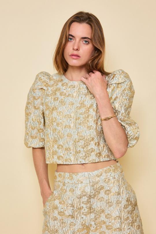 Tops Femme Doré Golden Live L051 Efashion Paris