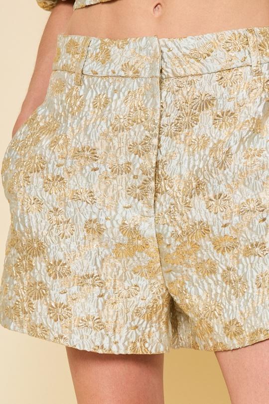 Shorts Femme Doré Golden Live L052 Efashion Paris