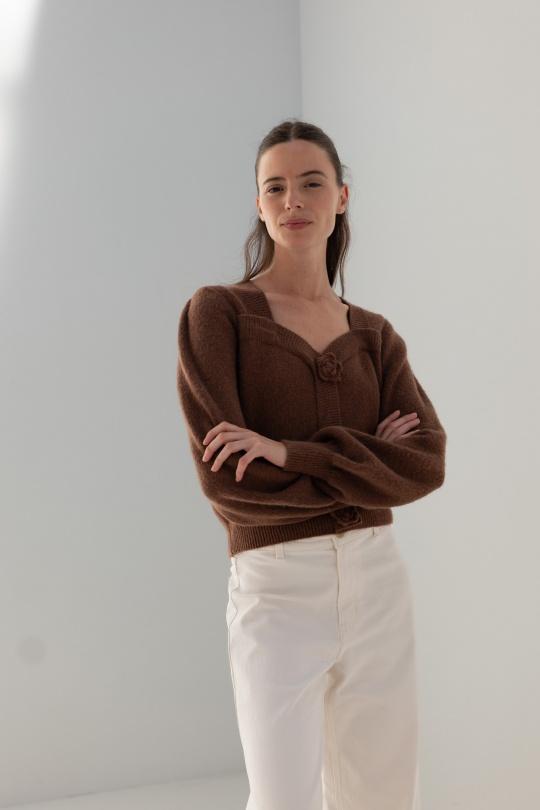 Pulls Femme Chocolat Golden Live 201 Efashion Paris