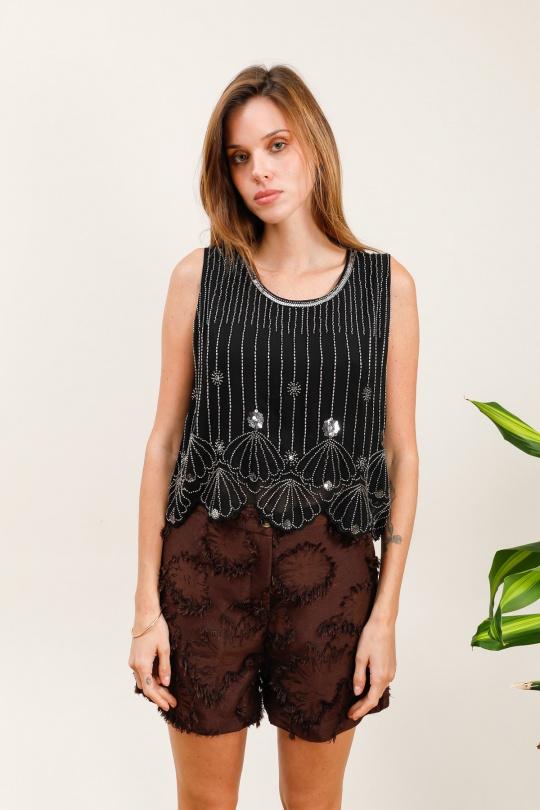Tops Mujer Black Golden Live 2554 Efashion Paris
