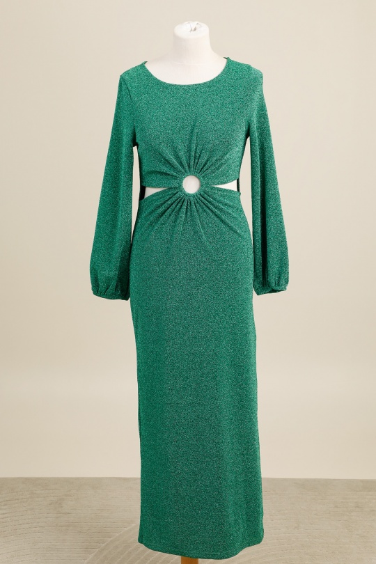 Robes de soirée Femme Noir Golden Live 11551 Efashion Paris