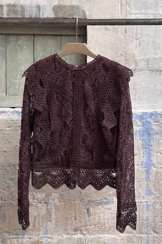 Tops Mujer Chocolate Golden Live 8840 Efashion Paris