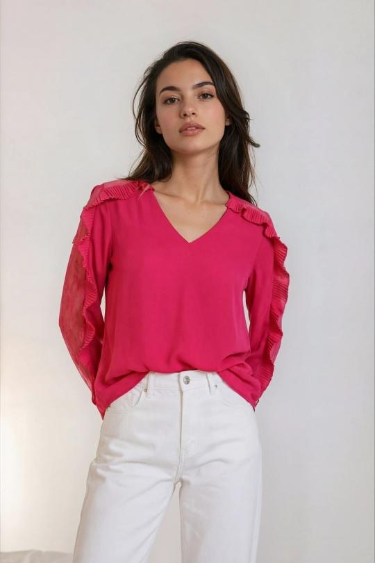 Tops Femme Blanc Golden Live 11297 Efashion Paris