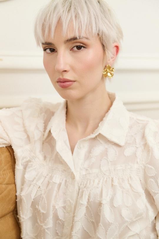 Chemises Femme Beige Golden Live 9310 Efashion Paris