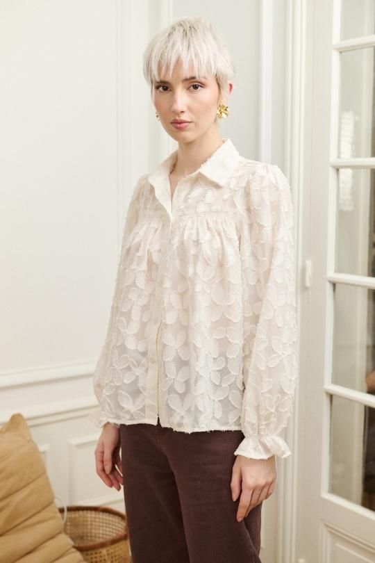Chemises Femme Beige Golden Live 9310 Efashion Paris