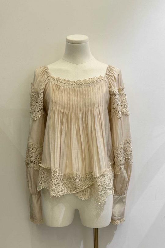 Blouses Femme Brun Golden Live 9302 Efashion Paris