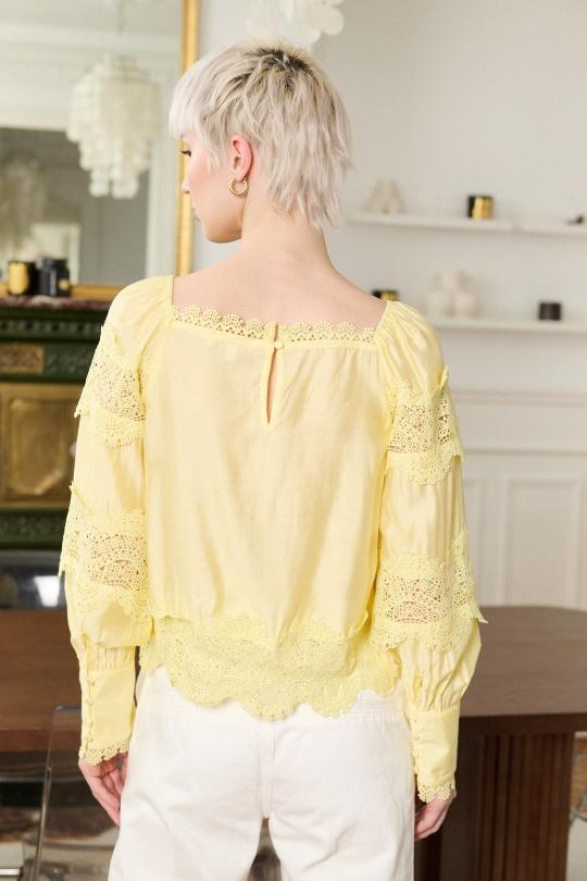 Blouses Femme Brun Golden Live 9302 Efashion Paris