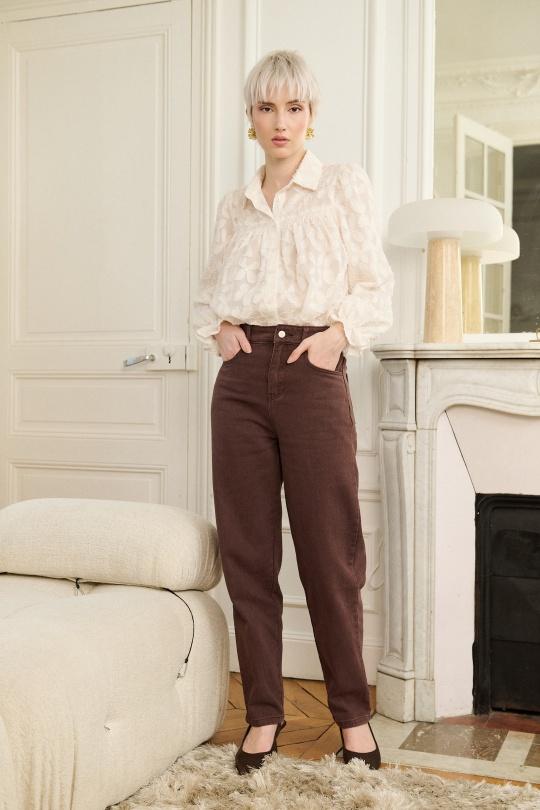 Pantalons Femme Bleu marine Golden Live L089 Efashion Paris