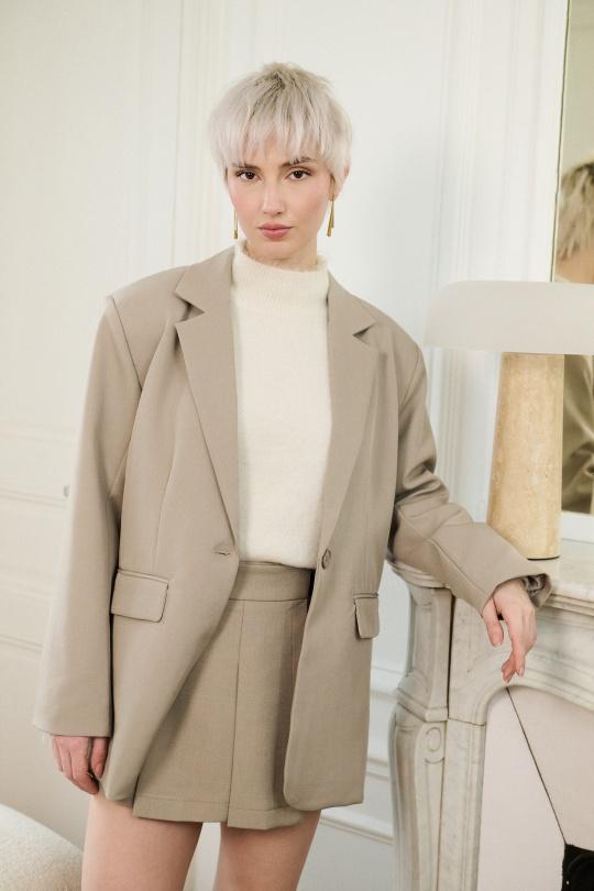 Vestes  Femme Gris Golden Live L101 Efashion Paris