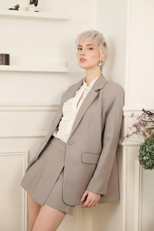 Vestes  Femme Gris Golden Live L101 Efashion Paris