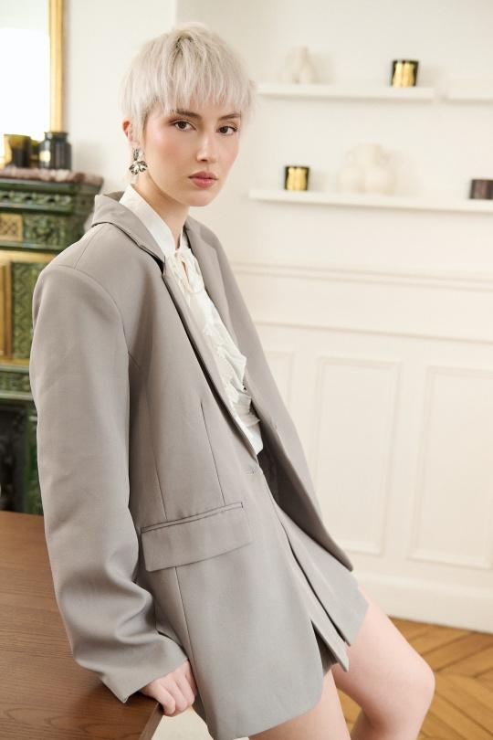 Vestes  Femme Gris Golden Live L101 Efashion Paris