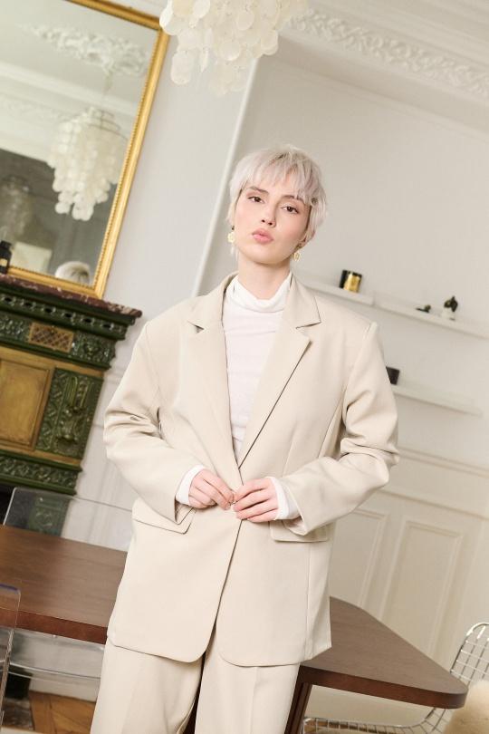 Vestes  Femme Gris Golden Live L101 Efashion Paris