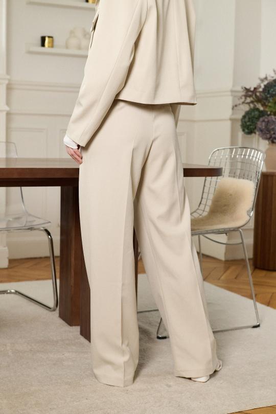 Pantalons Femme Beige Golden Live L102 Efashion Paris