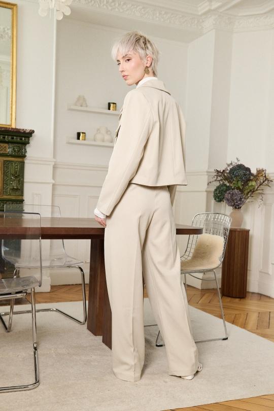 Pantalons Femme Beige Golden Live L102 Efashion Paris