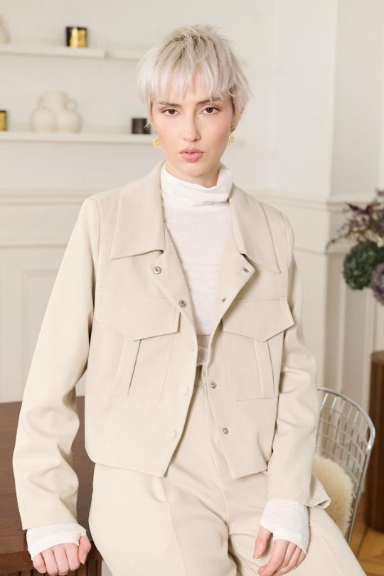 Vestes  Femme Marron Golden Live L084 Efashion Paris