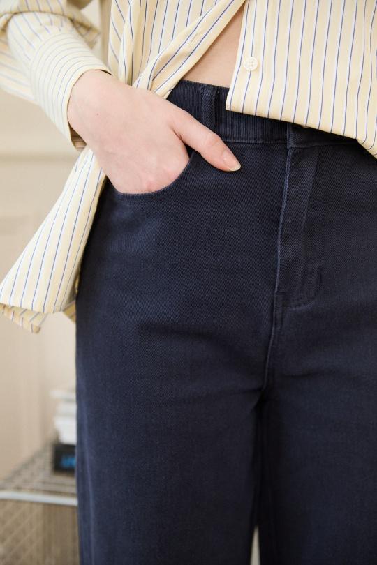 Pantalons Femme Bleu marine Golden Live L089 Efashion Paris