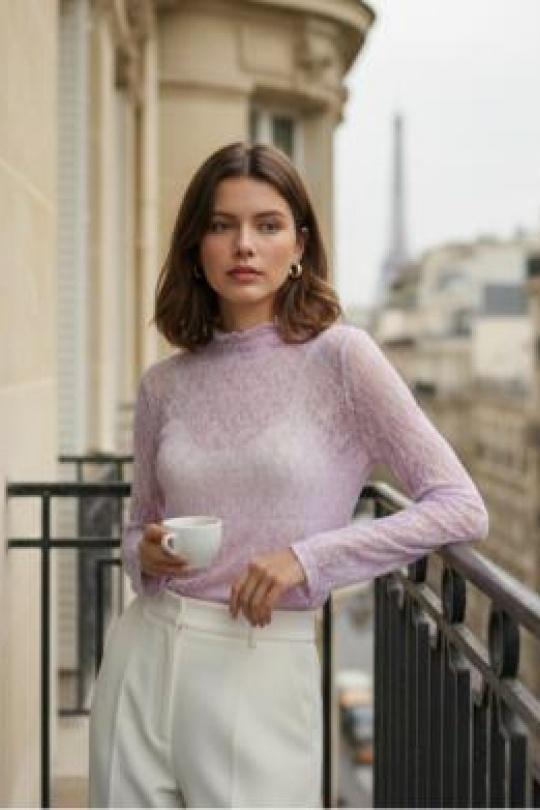 Tops Femme Rose Golden Live 9281 Efashion Paris