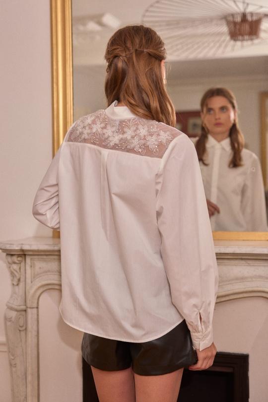 Chemises Femme Blanc Golden Live S012 Efashion Paris
