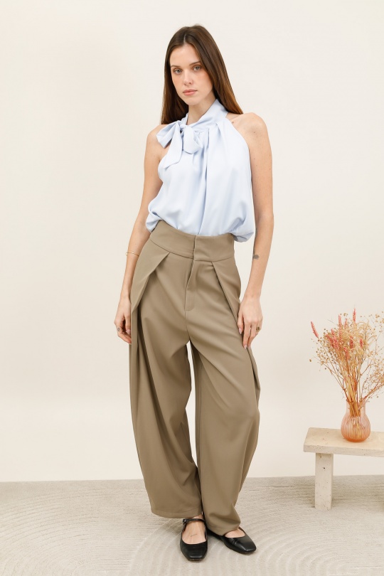 Pantalons Femme Kaki Golden Live 111 Efashion Paris