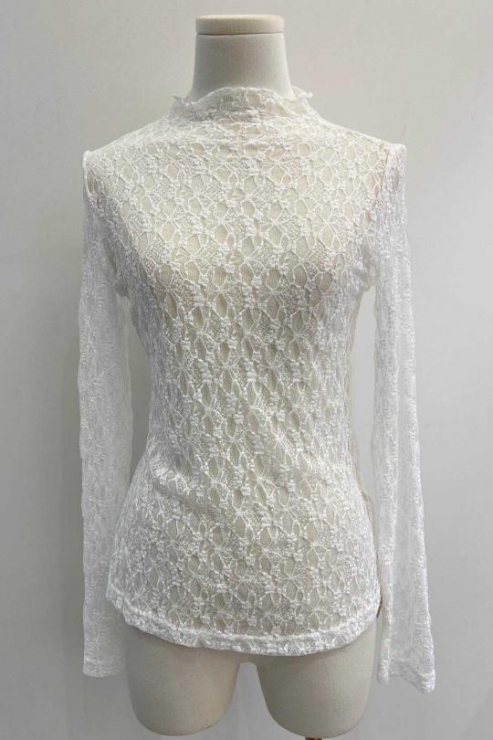 Tops Femme Blanc Golden Live 9281 Efashion Paris