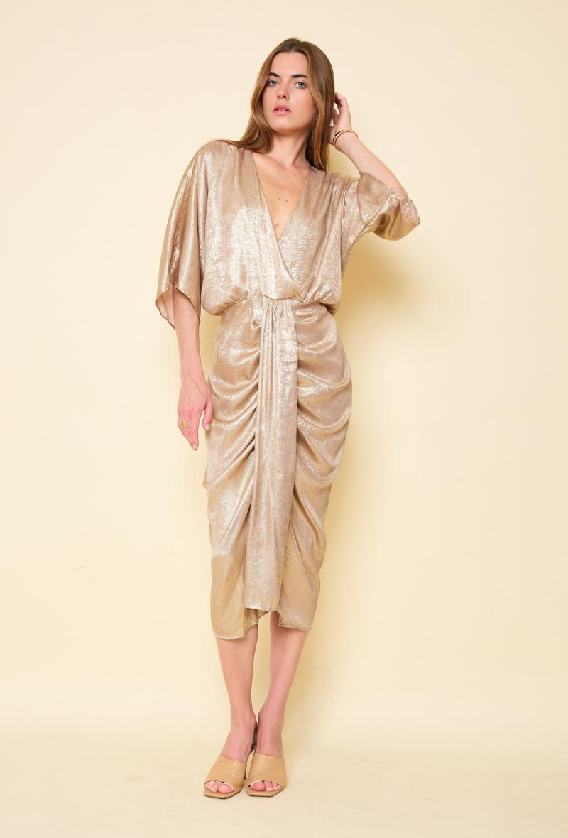 Robes de soirée Femme Doré Golden Live 230140 #c Efashion Paris