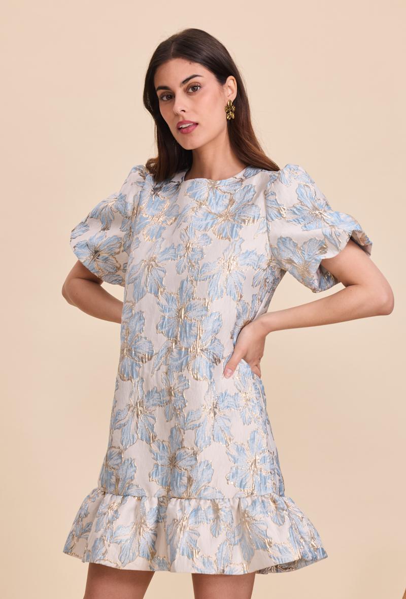 Robes courtes Femme Bleu Golden Live 2412 #c Efashion Paris