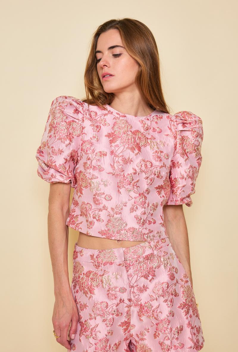 Tops Femme Rose Golden Live L060 #c Efashion Paris