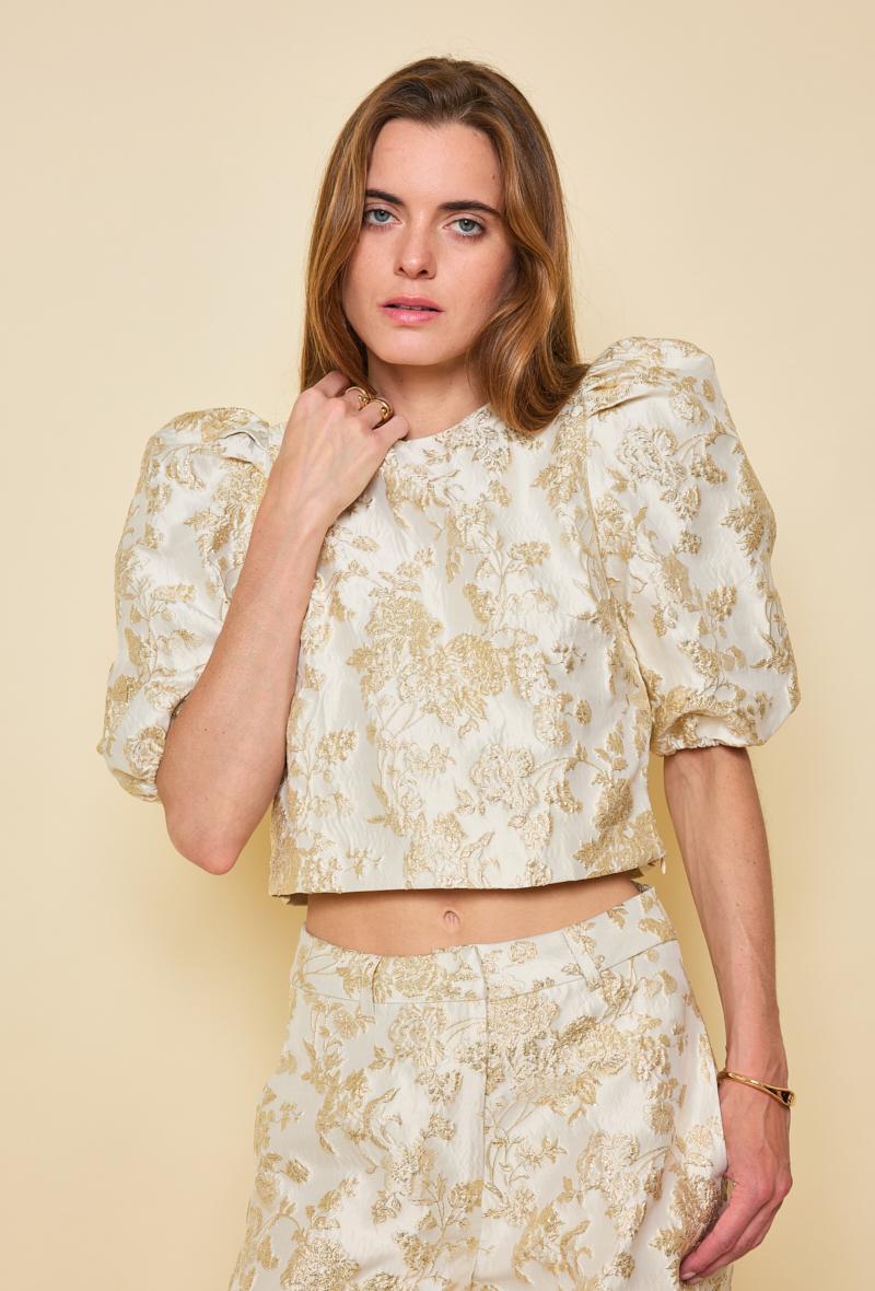 Tops Femme Beige Golden Live L060 #c Efashion Paris