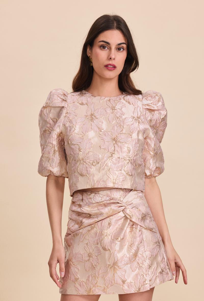 Tops Femme Rose Golden Live L043 #c Efashion Paris