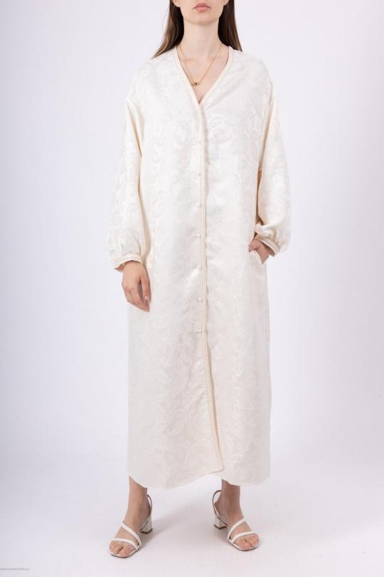 Robes longues Femme Beige Les Bonnes Copines M7952-2 Efashion Paris