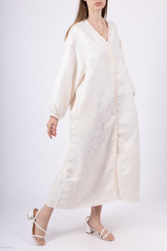 Robes longues Femme Beige Les Bonnes Copines M7952-2 Efashion Paris