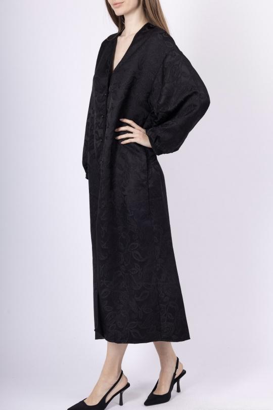 Robes longues Femme Noir Les Bonnes Copines M7952-3 Efashion Paris