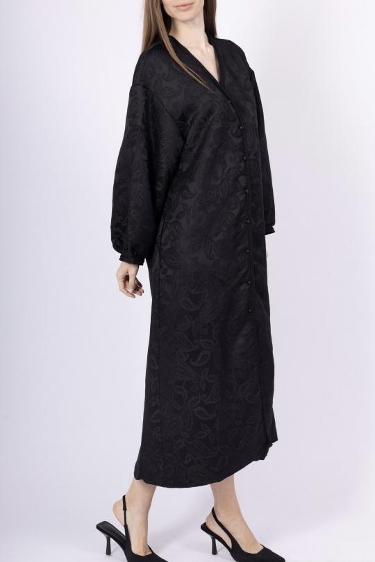 Robes longues Femme Noir Les Bonnes Copines M7952-3 Efashion Paris