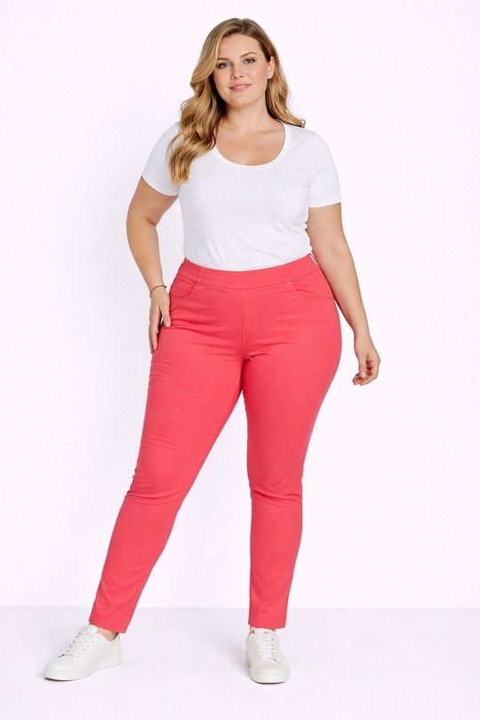 Pantalons Femme Gris claire Christy 6502 Efashion Paris