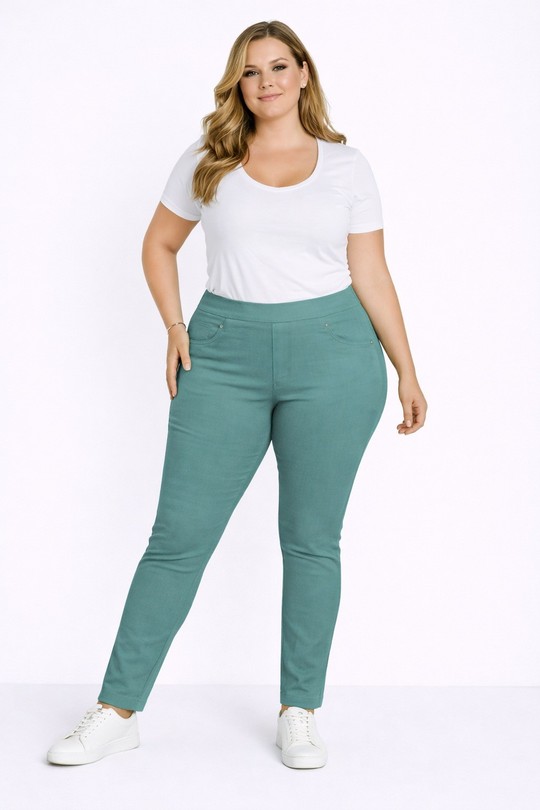 Pantalons Femme Gris claire Christy 6502 Efashion Paris