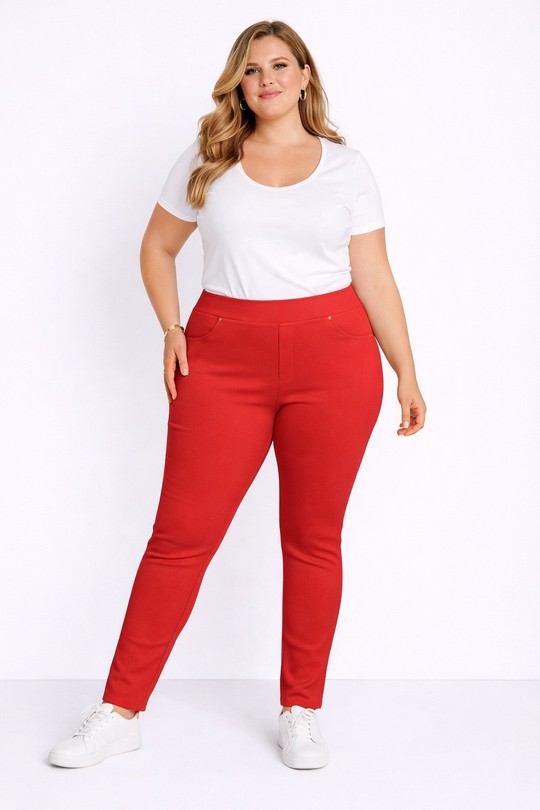 Pantalons Femme Gris claire Christy 6502 Efashion Paris