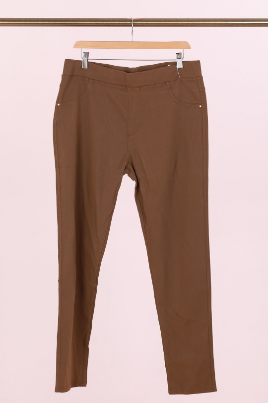 Trousers Women Brown Christy 6502 Efashion Paris