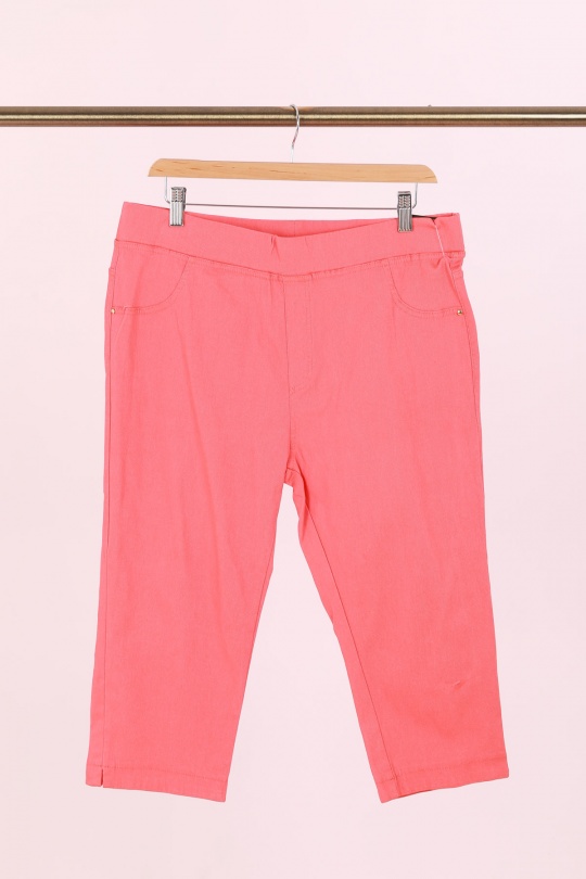 Pantacourts Femme Rose poudre Christy 6503 Efashion Paris