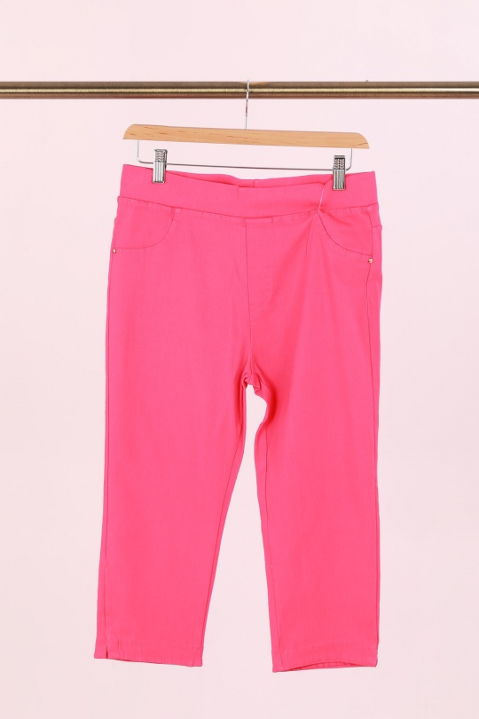 Pantacourts Femme Rose poudre Christy 6503 Efashion Paris