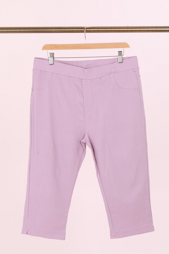 Pantacourts Femme Rose poudre Christy 6503 Efashion Paris