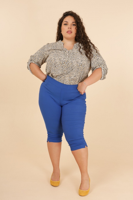 Pantacourts Femme Rose poudre Christy 6503 Efashion Paris