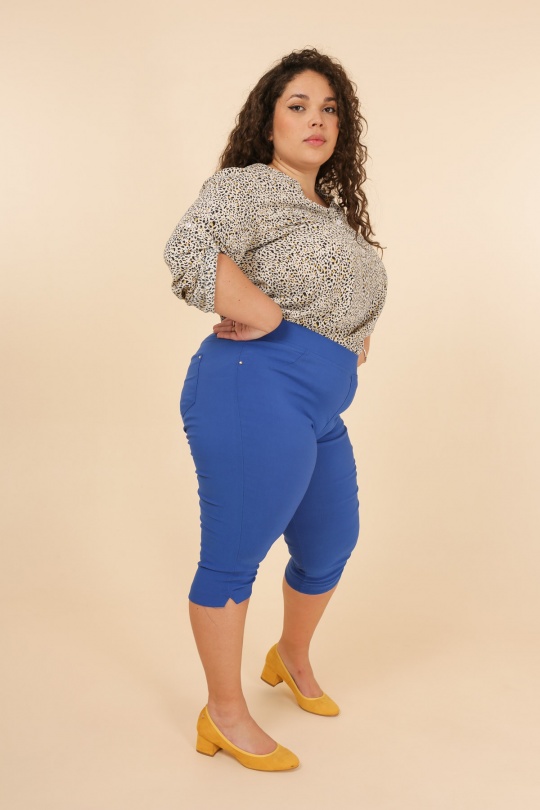 Pantacourts Femme Rose poudre Christy 6503 Efashion Paris