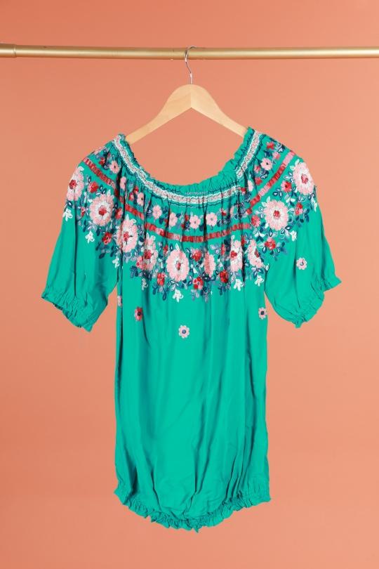 Tops Femme Bleu canard Christy CA004 Efashion Paris