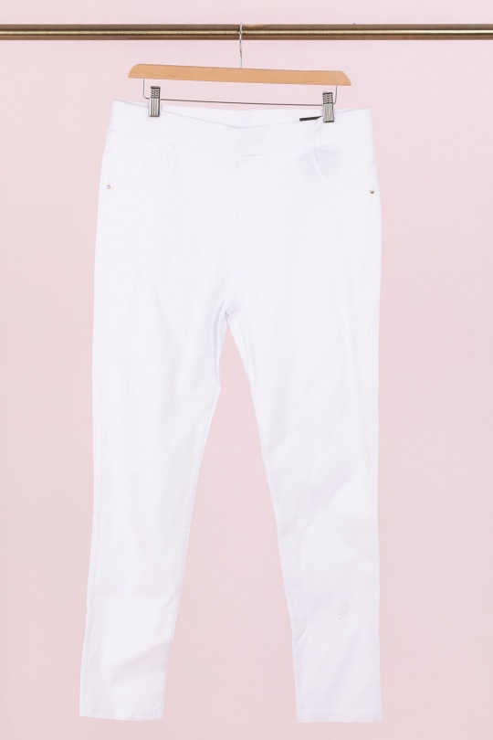 Pantalons Femme Blanc Christy 6502 Efashion Paris