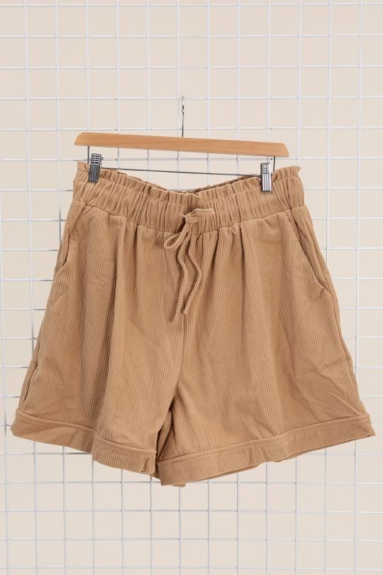 Shorts Women Light Beige Christy A1620 Efashion Paris