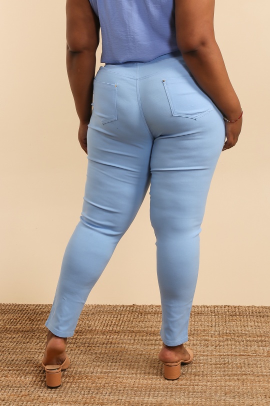 Pantalons Femme Gris claire Christy 6502 Efashion Paris