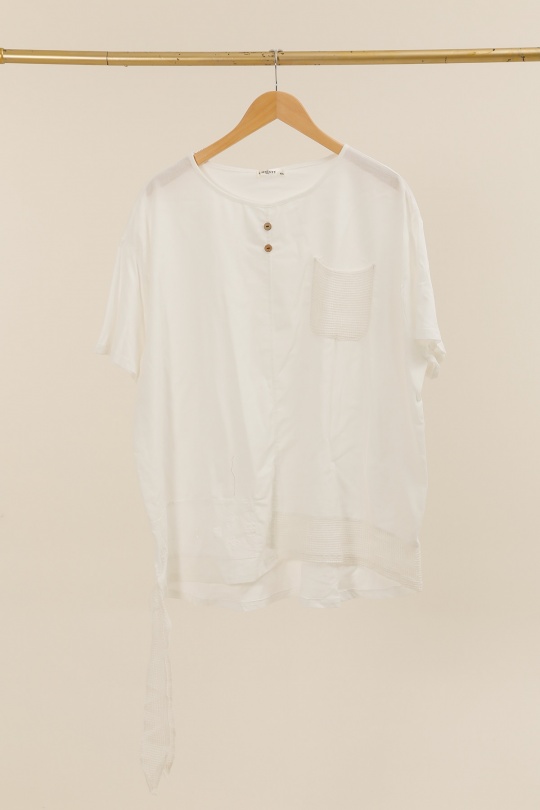 Tops Femme Blanc Christy AA27 Efashion Paris