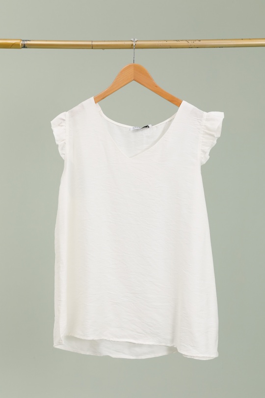 Camisetas sin mangas Mujer White Christy F458-19 Efashion Paris