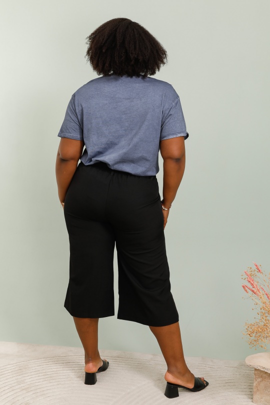 Pantacourts Femme Noir Christy AB027 Efashion Paris