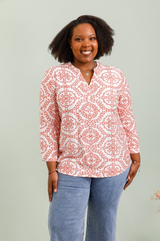 Camisas & blusas Mujer Orange Christy F590 Efashion Paris